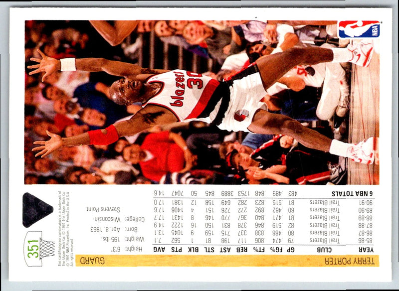 1991 Upper Deck Terry Porter