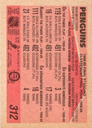 1989 O-Pee-Chee Pittsburgh Penguins