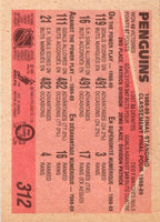 1989 O-Pee-Chee Pittsburgh Penguins #312