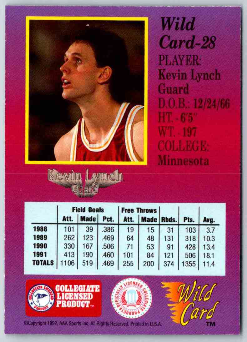 1991 WildCard Kevin Lynch