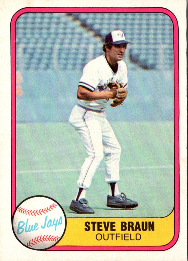 1981 Fleer Steve Braun #427