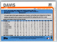 2019 Topps J.D. Davis #603