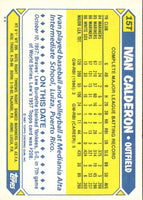 1987 Topps Traded Ivan Calderon #15T