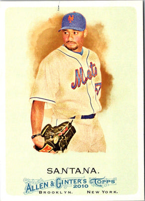 2010 Topps Allen & Ginter Johan Santana #17