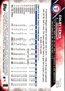 2016 Topps Colby Lewis