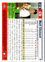 2005 Topps Chrome Matt Clement #419