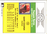1990 CMC Tucson Toros Gary Cooper #10