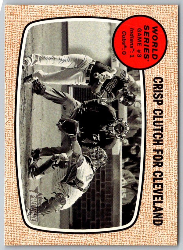 2017 Topps Heritage Crisp Clutch for Cleveland (Coco Crisp) #153