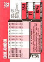 1989 Fleer Eddie Johnson #122