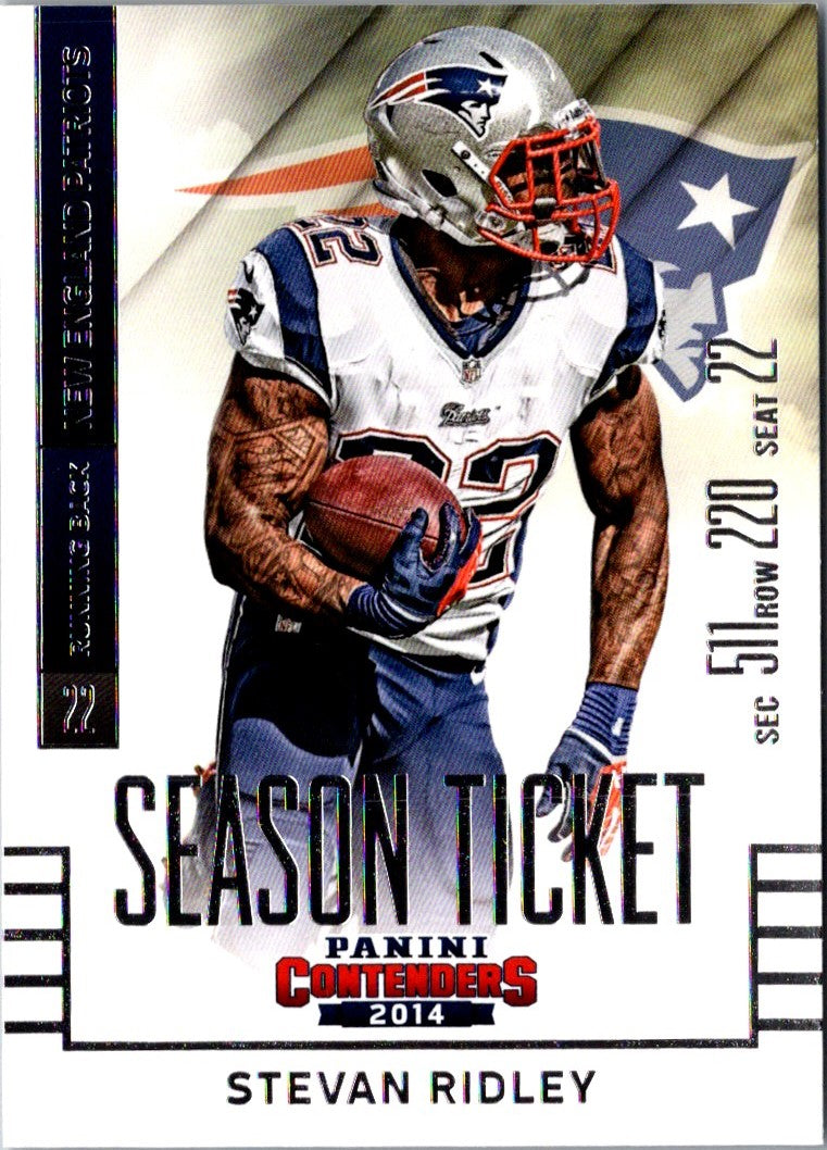 2014 Panini Contenders Stevan Ridley