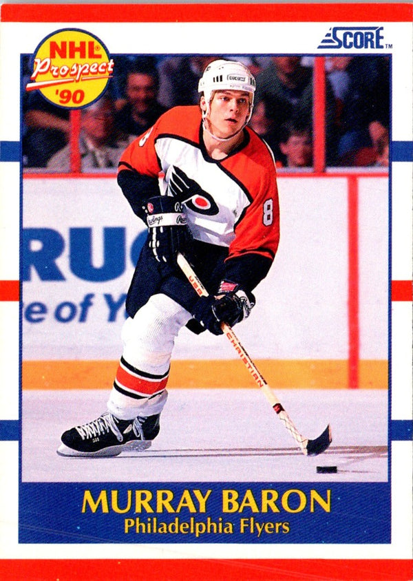 1990 Score Murray Baron #399 Rookie