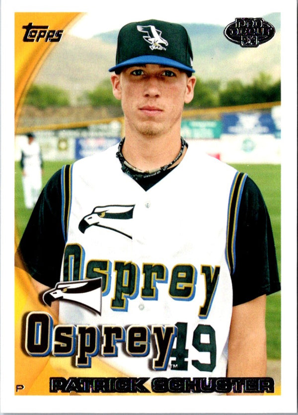 2010 Topps Pro Debut Patrick Schuster #65