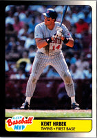 1990 Fleer Baseball MVP's Kent Hrbek #20