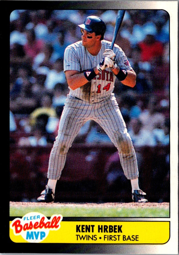 1990 Fleer Baseball MVP's Kent Hrbek #20