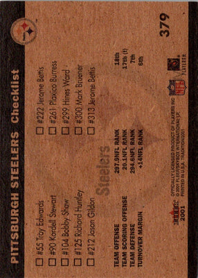 2001 Fleer Tradition Buffalo Bills Team Leaders #370