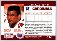 1992 Proset Cedric Mack #616