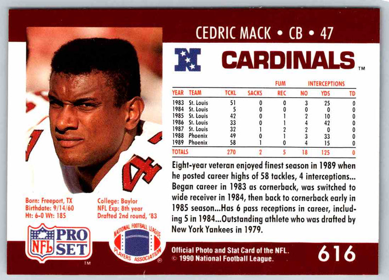 1992 Proset Cedric Mack