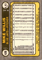1981 Fleer Mike Willis #426