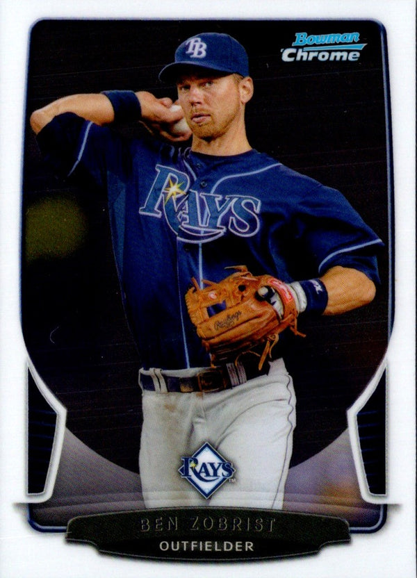 2013 Bowman Chrome Ben Zobrist #73