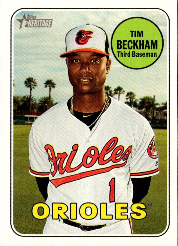2018 Topps Heritage Tim Beckham #616