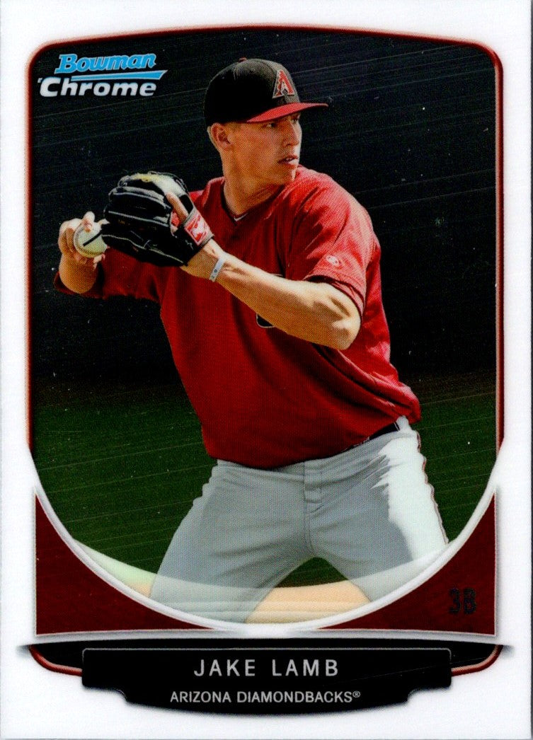 2013 Bowman Chrome Prospects Jake Lamb