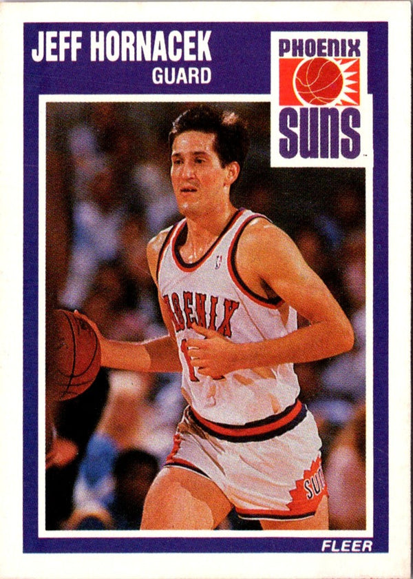 1989 Fleer Jeff Hornacek #121 Rookie