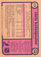 1982 O-Pee-Chee Chris Kotsopoulos #124 Rookie