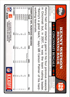 2008 Topps Kickoff Kenny Watson #129
