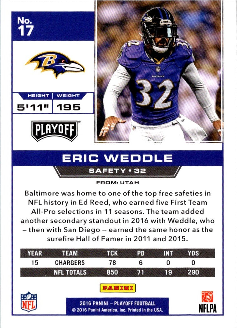 2016 Panini Playoff Eric Weddle