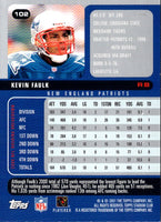 2001 Stadium Club Kevin Faulk #102