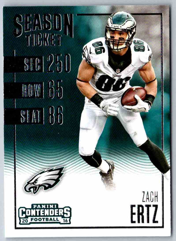 2016 Contenders Zach Ertz #7