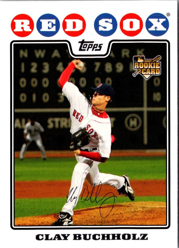 2008 Topps Clay Buchholz #232 Rookie