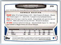 2013 Bowman Luis Sardinas #BP84