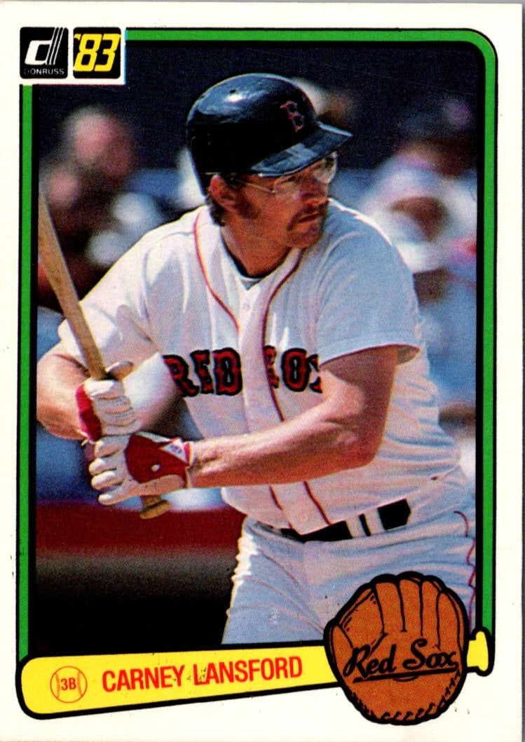 1983 Donruss Carney Lansford