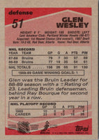1989 Topps Glen Wesley #51