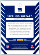 2017 Donruss Up Tempo Sterling Shepard