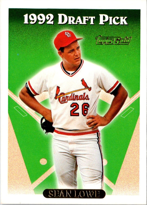 1993 Topps Gold Sean Lowe #191 Rookie