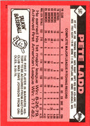 1986 Topps Traded Pete Ladd