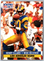 1991 Pro Set Henry Ellard #199