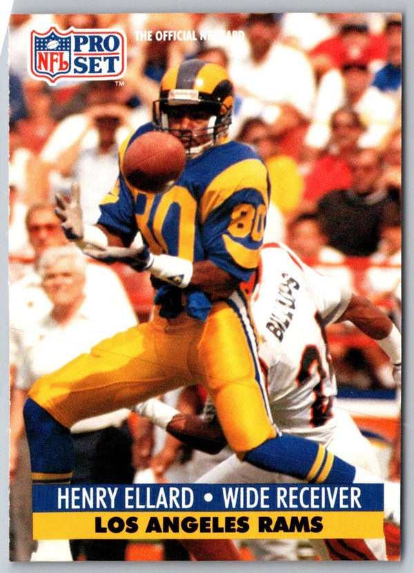 1991 Pro Set Henry Ellard #199