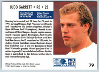 1991 Proset World League Judd Garrett #79