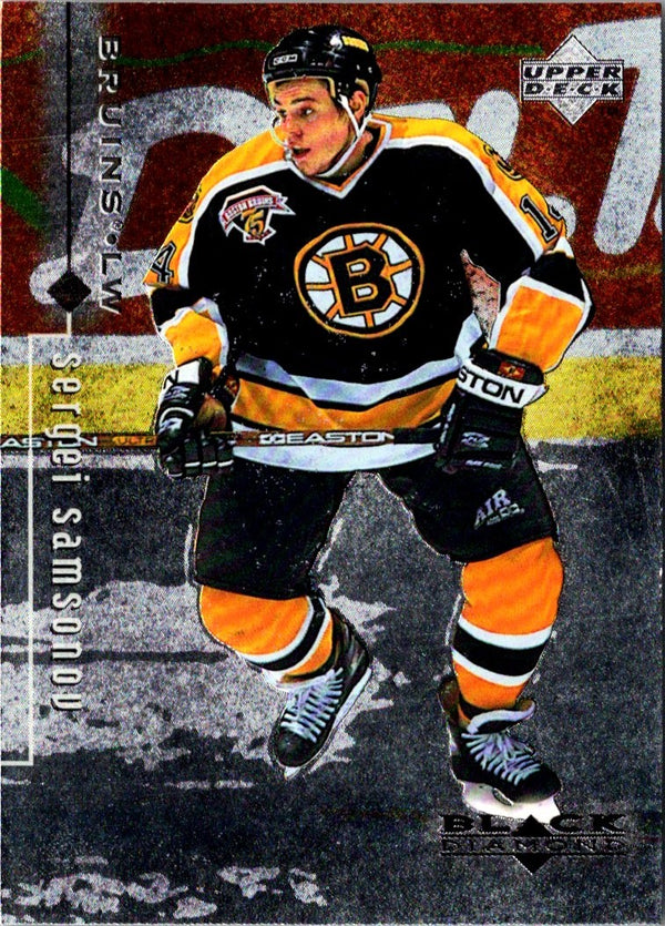 1998 Upper Deck Black Diamond Sergei Samsonov #5