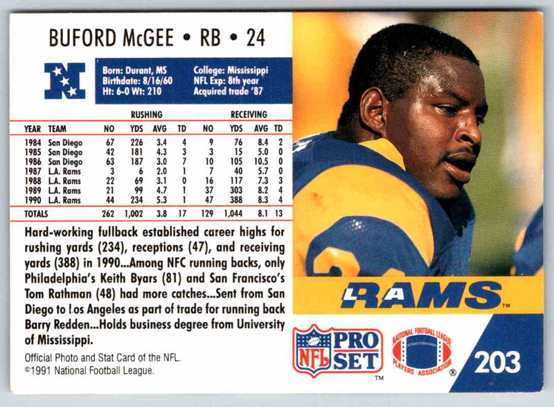 1990 Proset Buford McGee