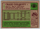 1985 Topps Craig Colquitt