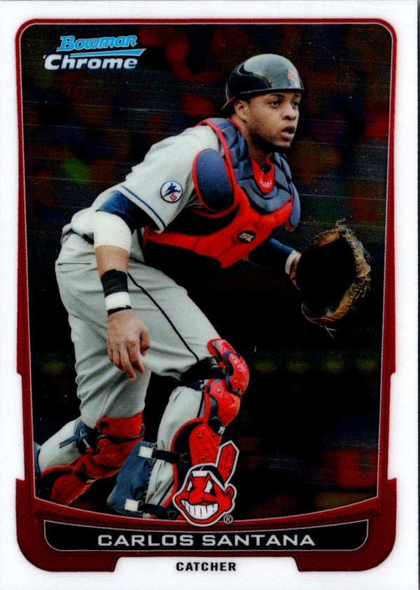 2012 Bowman Chrome Carlos Santana #51