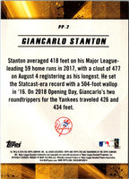 2018 Topps Fire Power Producers Giancarlo Stanton #PP-2