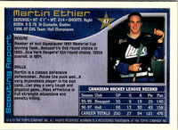 1997 Bowman CHL Martin Ethier #47