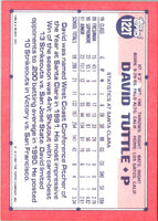 1991 Topps Traded David Tuttle #122T Rookie