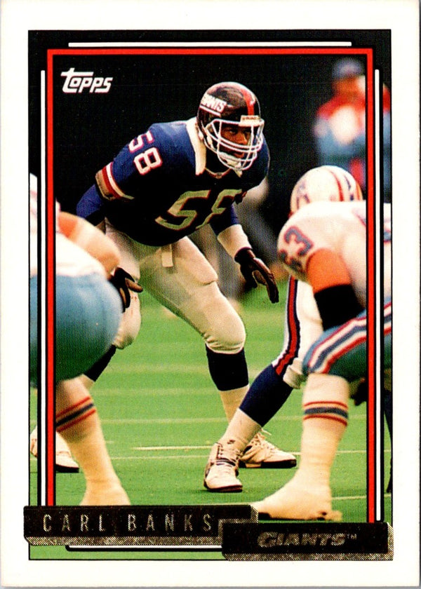 1992 Topps Carl Banks #743