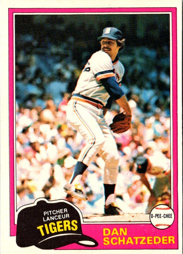 1981 O-Pee-Chee Dan Schatzeder #112